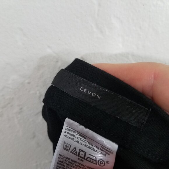 Banana Republic Devon Stretch Dress Pants Black Size 0 PETITE - Picture 6 of 6